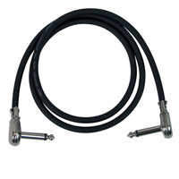 

On-Stage 3' Patch Cable with Pancake Connectors, Black