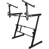 

On-Stage KS7365EJ Pro Heavy-Duty Folding-Z Keyboard Stand with 2nd Tier