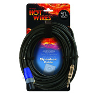 

On-Stage SP14-50SQ Speakon Cable with Neutrik Connectors, 50', NL2-QTR