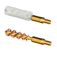 

Otis Technology .204/.22cal Bore Brush for Rifle & Pistol, 2 Pack, 1 Nylon & 1 Bronze, 5-40 Threead