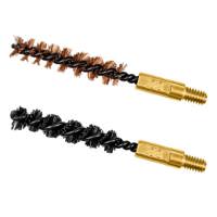 

Otis Technology #22 Rifle & Pistol Bronze Bore Brush 22 Caliber RIM Fire, 219, 22, 222 - In Reusable Tube (2-pack,1 Nylon Brush and 1 Bronze Brush)