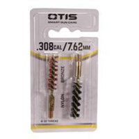 

Otis Technology .308 Caliber/7.62mm Bore Brush for Rifle & Pistol, 2 Pack, 1 Nylon & 1 Bronze