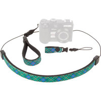 

Op/Tech Compact Strap Trio - Neck, Wrist & Finger Strap System for Compact Cameras & Other Gear - Green/ Royal Plaid