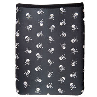 

Op/Tech Soft Pouch/Smart Sleeve 770 (7.7x10.0") for iPad - Skulls