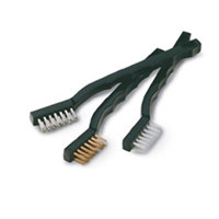 

Outers Utility Gun Brush, 3 Piece Set, Stainless Steel, Phosphor Bronze and Nylon Brushes