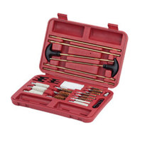 

Outers 32-Piece Universal Blow-Molded Gun Care Kit, Includes Plastic Storage Case, Solid Brass Rods, 9 Bronze Brushes, 5 Mops, 6 Spear Pointed Jags