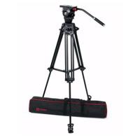 

OZEN 5AL2S Tripod System Includes 75mm AL Tripod, AGILE 5S Fluid Head, S-LOC Mounting Plate, Mid-Level Spreader, Wide Rubber Feet & SoftCase, 15 lb Payload