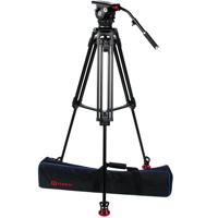 

OZEN 10AL2 Tripod System Includes 100mm Aluminum Tripod, AGILE 10 Fluid Head and E-Z LOAD Mounting Plates, 26 lb Payload