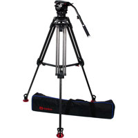 

OZEN 12CF2S Tripod System Includes 100mm CF Tripod, AGILE 12S Fluid Head and S-LOC Mounting Plates, 30.8 lb Payload