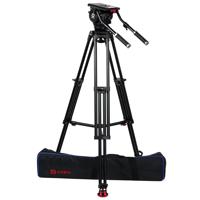 

OZEN 18AL1HD Tripod System Includes 100mm AL HD Tripod, AGILE 18 Fluid Head and E-Z LOAD Mounting Plate, 48.4 lb Payload