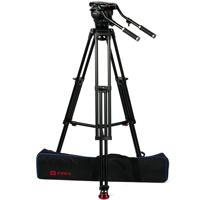 

OZEN 18AL1HDS Tripod System Includes 100mm AL HD Tripod, AGILE 18S Fluid Head and S-LOC Mounting Plate, 48.4 lb Payload