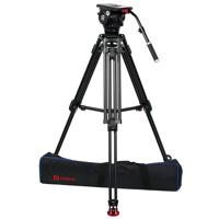 

OZEN 18AL2HD Tripod System Includes 100mm AL HD Tripod, AGILE 18 Fluid Head & E-Z LOAD Mounting Plate, 48.4 lb Payload