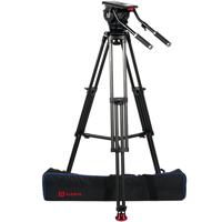

OZEN 18CF1HD Tripod System Includes 100mm CF HD Tripod, AGILE 18 Fluid Head & E-Z LOAD Mounting Plate, 48.4 lb Payload