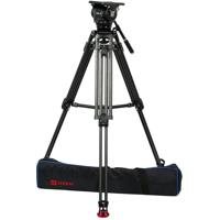 

OZEN 18CF2HD Tripod System Includes 100mm CF HD Tripod, AGILE 18 Fluid Head & E-Z LOAD Mounting Plate, 48.4 lb Payload