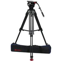

OZEN 20AL2HD Tripod System Includes 100mm AL HD Tripod, AGILE 20 Fluid Head and E-Z LOAD Mounting Plate, 61.6 lb Payload