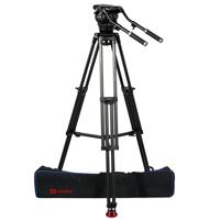 

OZEN 20CF1HDS Tripod System Includes 100mm CF HD Tripod, AGILE 20S Fluid Head and S-LOC Mounting Plate, 61.6 lb Payload