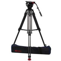 

OZEN 20CF2HD Tripod System Includes 100mm CF HD Tripod, AGILE 20 Fluid Head and E-Z LOAD Mounting Plate, 61.6 lb Payload