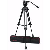 

OZEN 6AL2S Tripod System Includes 75mm AL Tripod, AGILE 6S Fluid Head and S-LOC Mounting Plate, 17.6 lb Payload