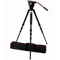 

OZEN 6CF3 Tripod System Includes 75mm CF Tripod, AGILE 6 Fluid Head and Mini E-Z LOAD Mounting Plate, 17.6 lb Payload