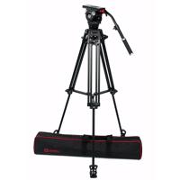 

OZEN 8AL2 Tripod System Includes 75mm AL Tripod, AGILE 8 Fluid Head and Full E-Z LOAD Mounting Plate, 22 lb Payload