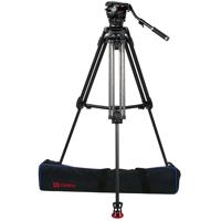 

OZEN 8CF2HDS Tripod System Includes 75mm CF HD Tripod, AGILE 8S Fluid Head and S-LOC Mounting Plate, 22 lb Payload