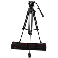 

OZEN 8CF2S Tripod System Includes 75mm CF Tripod, AGILE 8S Fluid Head and S-LOC Mounting Plate, 22 lb Payload