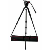 

OZEN 8CF3 Tripod System Includes 75mm CF Tripod, AGILE 8 Fluid Head and Full E-Z LOAD Mounting Plate, 22 lb Payload