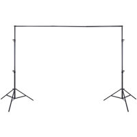 

Interfit Photographic Free Standing Background Support with Telescopic Cross Bar, Large, 102" H, 124" W
