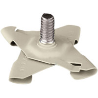 

PanaVise CCTV T-Bar Ceiling Clip Base - Cream/White