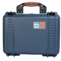 

Porta Brace Superlite Airtight Hard Case with Padded Divider Kit, Break Resistant, Blue with Black