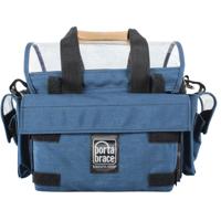 

Porta Brace Audio Organizer with AH-2H Harness Kit (No Strap), Medium, Blue