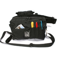 

Porta Brace BP-2B Black Waist Belt Production Pack with Two Cargo Pouches.