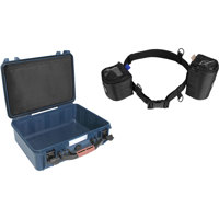 

Porta Brace Lens Cup Belt with PB-2400 Hard Case Kit, Blue