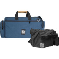 

Porta Brace Large Cargo Case Camera Edition Package, Includes Carabiner with Flashlight, Quick Slick Rain Cover, Signature Blue