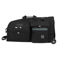 

Porta Brace Carry-On Camera Case with Off-Road Wheels, Black