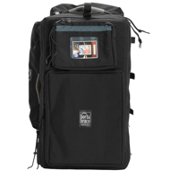 

Porta Brace Production Case with Dividers & Off-Road Removable Small Wheels, Black