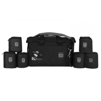 

Porta Brace Rigid-Frame Padded Carrying Case with 6x 4" Lens Cups for Multiple Lenses