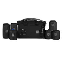 

Porta Brace Rigid-Frame Padded Carrying Case with 2x 7" and 4x 4" Lens Cups for Multiple Lenses