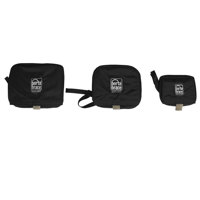 

Porta Brace LC-CAPSET Lens Cap Set with Built-in White Balance Card, Set of 3" Small, Medium, & Large, Fits Over Shade.