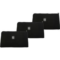 

Porta Brace PB-12213 Stuff Sack (Zippered Padded Pouch) - Black - Set of 3