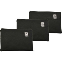 

Porta Brace PB-1221 Stuff Sack (Zippered Padded Pouch) - Black - Set of 3