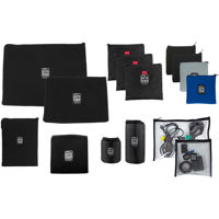 

Porta Brace 11x Padded Fabric Pouch Set with 2x Large Clear Pouches and 2x Lens Cups Set