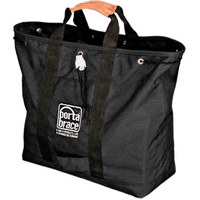 

Porta Brace Small Sack Pack, Carry-all Duffel Style Bag, Blue with Black Trim, Black