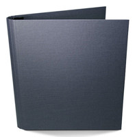 

Paolo Cardelli Arezzo Rete Collection, 1" D-Ring Binder Portrait, 200 Sheet Capacity, Charcoal