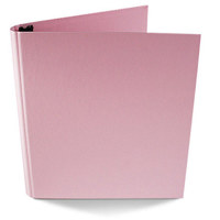 

Paolo Cardelli Firenze Astroi Collection, 1/2" O-Ring Binder Portait , Hold Letter Size 8.5x11" Sheets, Color: Soft Pink.