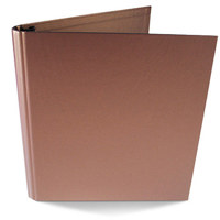 

Paolo Cardelli Imperia Blando Collection, 1" D-Ring Binder Landscape , Hold Letter Size 11x8.5" Sheets, Color: Bronze.