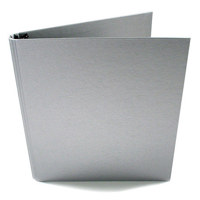

Paolo Cardelli Milazzo Barolo Collection, 1" D-Ring Binder Landscape , Hold Letter Size 11x8.5" Sheets, Color: Silver.