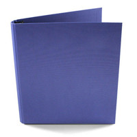 

Paolo Cardelli Sorrento Venti Collection, 1/2" D-Ring Binder Portait , Hold 5.5x8.5" Sheets, Color: Dark Blue