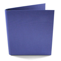 

Paolo Cardelli Sorrento Venti Collection, 1" D-Ring Binder Portait , Hold Letter Size 8.5x11" Sheets, Color: Dark Blue