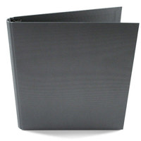 

Paolo Cardelli Sorrento Venti Collection, 2" D-Ring Binder Portait , Hold Letter Size 8.5x11" Sheets, Color: Grey